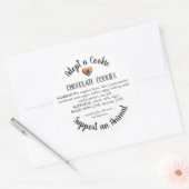Adopt a Cookie Animal Rescue Bakery Ingredients Ronde Sticker (Envelop)