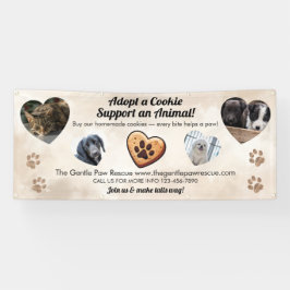 Adopt a Cookie Animal Rescue Fundraising Spandoek