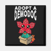 Adopt A Demodog Shirt Kids Women Men Cute Funny Do Magneet (Voorkant)