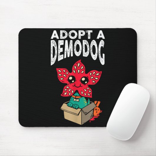 Adopt A Demodog Shirt Kids Women Men Cute Funny Do Muismat (Met muis)