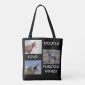 Adopt a Wild Horse Tote Bag (Achterkant)
