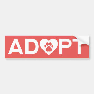 ADOPT BUMPERSTICKER