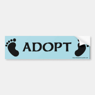 ADOPT bumpersticker met baby