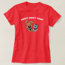 Adopt Don’t Shop Hond Kat T-Shirt