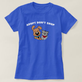 Adopt Don’t Shop Hond Kat T-Shirt