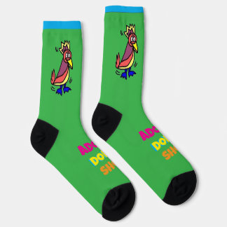 Adopt Don’t Shop - Parrots Crew Socks Sokken