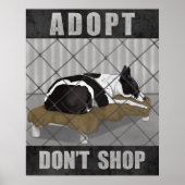 Adopt Don’t Shop Poster (Voorkant)
