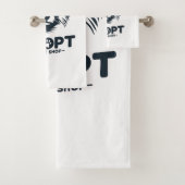 Adopt don't shop 3 bad handdoek (Insitu)