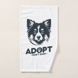 Adopt don't shop 3 bad handdoek