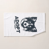 Adopt don't shop 3 bad handdoek (Handdoek)
