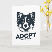 Adopt don't shop 3 kaart (Gele Bloem)