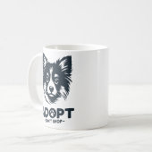 Adopt don't shop 3 koffiemok (Voorkant links)