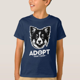 Adopt don't shop 3 t-shirt