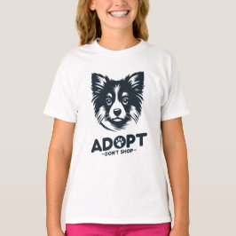 Adopt don't shop 3 t-shirt