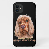 ADOPT, DON'T SHOP (English Cocker Spaniel) Case-Mate iPhone Case (Achterkant)