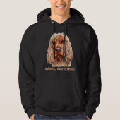 ADOPT, DON'T SHOP (English Cocker Spaniel) Hoodie (Voorkant)