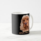 ADOPT, DON'T SHOP (English Cocker Spaniel) Koffiemok (Voorkant rechts)