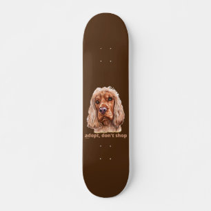 ADOPT, DON'T SHOP (English Cocker Spaniel) Persoonlijk Skateboard