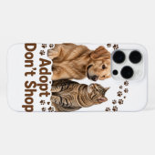 Adopt Don't Shop iPhone 16 Pro Max Hoesje (Achterkant horizontaal)
