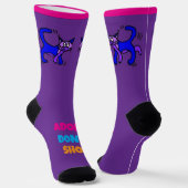 Adopt Don't Shop - Katten Crew Soks Sokken (Gebogen)