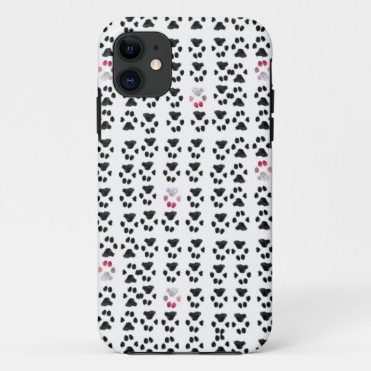 Adopt Dont Shop Paw Pattern Case-Mate iPhone Case (Achterkant)