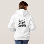 Adopt- don't shop! Statement Kleidung Hoodie (Achterkant volledig)