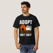 ADOPT DON'T SHOP T-Shirts (Voorkant volledig)