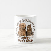Adopt Don't Shop V2 koffiemok (Center)