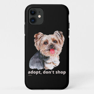 ADOPT, DON'T SHOP (Yorkshire Terrier) schattige ho Case-Mate iPhone Case