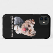 ADOPT, DON'T SHOP (Yorkshire Terrier) schattige ho Case-Mate iPhone Case (Achterkant (horizontaal))
