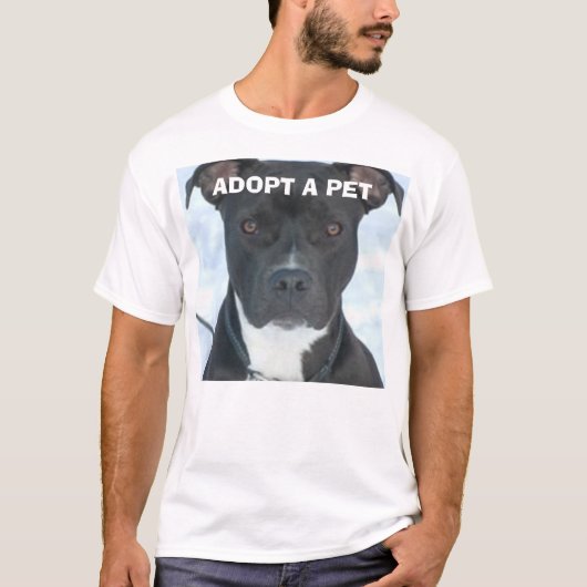 ADOPT EEN PET T-SHIRT (Voorkant)