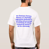 ADOPT EEN PET T-SHIRT (Achterkant)