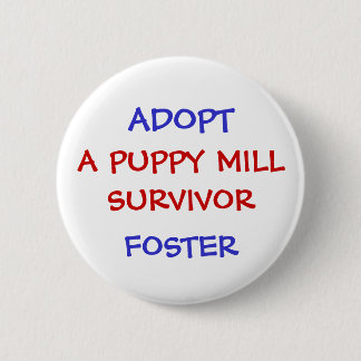 ADOPT EEN POPPY MILL SURVIVOR RONDE BUTTON 5,7 CM