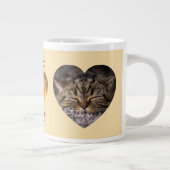 Adopt Love Repeat Earthy Rescue Photo Art  Grote Koffiekop (Rechts)