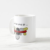 ADOPT met kraag-geef hen een identiteitskaart Koffiemok (Voorkant links)