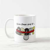 ADOPT met kraag-geef hen een identiteitskaart Koffiemok (Links)