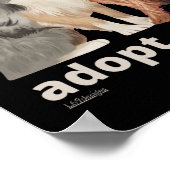 ADOPT NIET SCHOPPEN om de dieren te redden die hon Poster (Hoek)