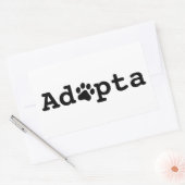 Adopta Rechthoekige Sticker (Envelop)