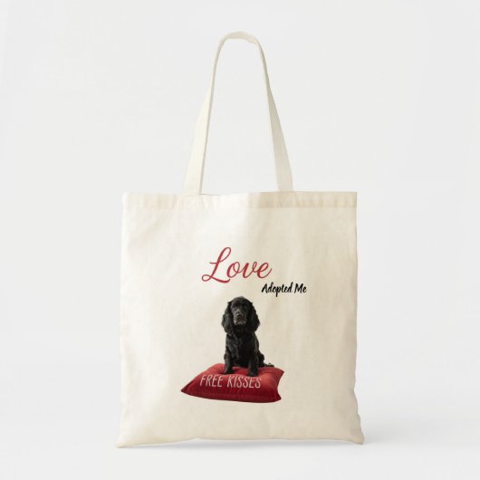 Adopted Dog Love Tote Bag (Voorkant)