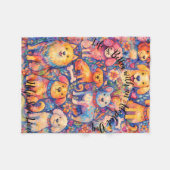 Adopted Dog Theme Fleece Blanket 30" x 40" Deken (Voorkant (Horizontaal))