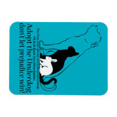 Adopteer de underdog..laat vooroordelen niet winne magneet (Horizontaal)