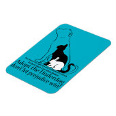 Adopteer de underdog..laat vooroordelen niet winne magneet (Linkerzijde)