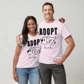 Adopteer Don't Shop - Animal Rescue & Pet Adoption T-shirt (Unisex)