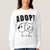 Adopteer Don't Shop - Animal Rescue & Pet Adoption Trui (Voorkant)