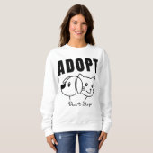 Adopteer Don't Shop - Animal Rescue & Pet Adoption Trui (Voorkant volledig)