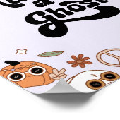 Adopteer een Ghost Halloween Verjaardagsfeest Poster (Hoek)