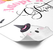 Adopteer een Ghost Halloween verjaardagsfeestje Poster (Hoek)