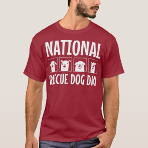 Adopteer een Hondencadeau voor Rescue Dogs Cats Pu T-shirt
