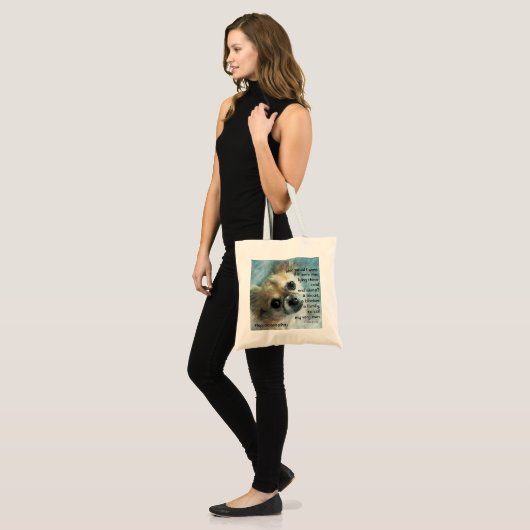 Adopteer een huisdier - Chihuahua Tote Bag (Voorkant (model))