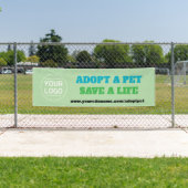 Adopteer een huisdier foto aangepaste banner (Insitu)